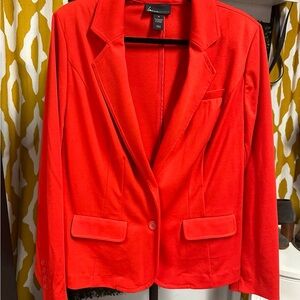 Lane Bryant Vibrant Red Blazer